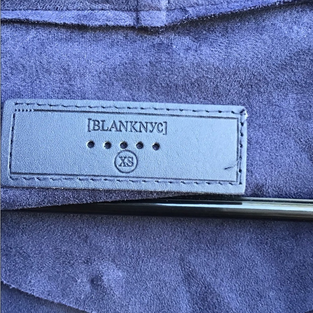 BlankNYC navy ultra suede jacket xs - Picture 2 of 3